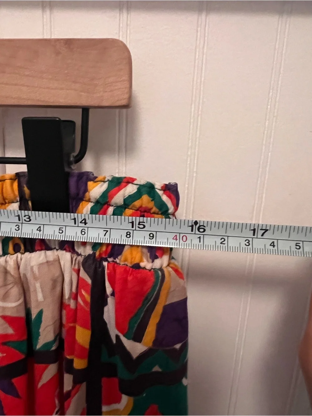Vintage Colorful Boho/Midi Skirt With Pocket – Women’s